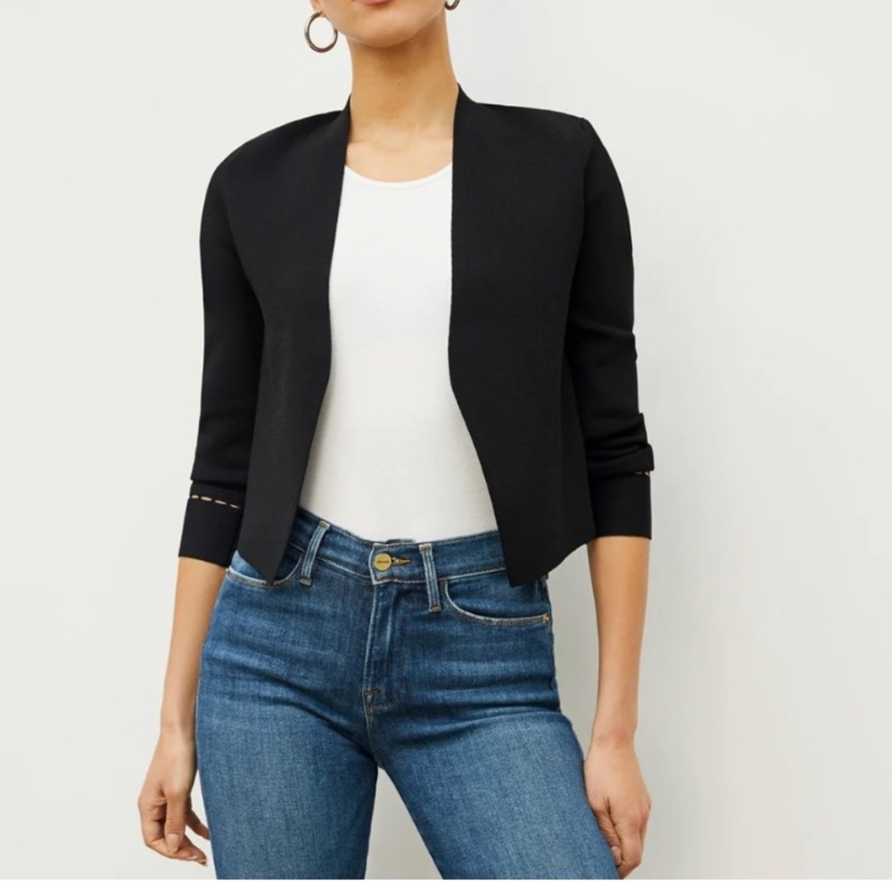 MM LaFleur Sant Ambroeus Jardigan Navy